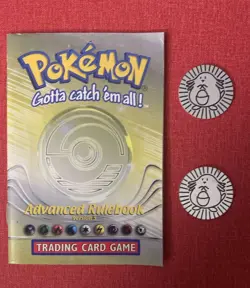 Pokemon Advanced Rule Book Version 5 + 2 Chansey Wizards 1999 TCG Flipping Coin - Image 1