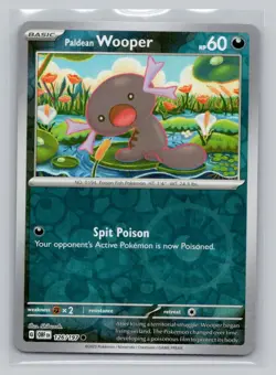Reverse Holo Paldean Wooper 126/197 Common SV03: Obsidian Flames Pokemon - Image 1