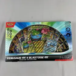 Pokemon Venusaur EX & Blastoise EX Premium Collection Box Game Stop Exclusive - Image 1