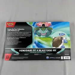 Pokemon Venusaur EX & Blastoise EX Premium Collection Box Game Stop Exclusive - Image 2