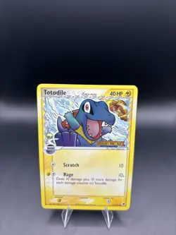 Totodile - 67/101 Dragon Frontiers Reverse Holo Pokemon - NM - Image 2
