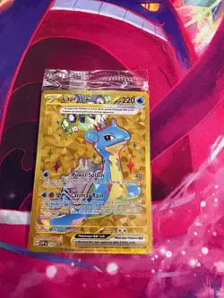 Lapras ex SVP164 Terapagos UPC Promo Sealed Pokemon TCG - Image 1