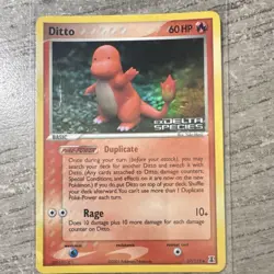 Pokemon TCG Ditto (Charmander) 061/113 Delta Species Reverse Holo 60 HP - Image 3