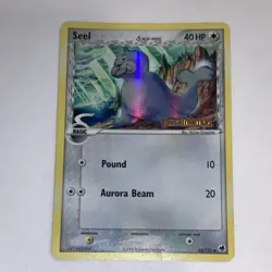 Pokemon Seel 62/101 EX Dragon Frontiers Common Reverse Holo 40 HP - Image 1