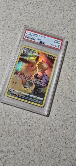 2022 POKEMON SWORD & SHIELD BRILLIANT STARS #TG01 FULL ART/FLAREON PSA 10 - Image 3