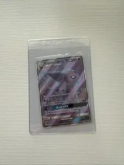 Espeon GX Ultra Rare Full Art Holo SM Base Set 140/149 HP 200 Pokemon - Image 1