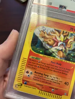 2003 Pokemon Aquapolis Entei Holo #H8/H32 PSA 7 - Image 3