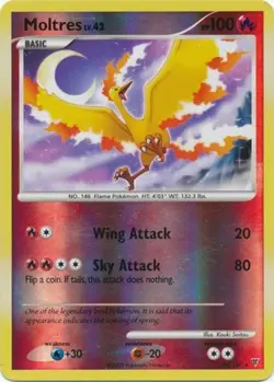 Damaged Moltres - 36/147 - Rare - Reverse Holo Pokemon Supreme Victors - Image 1