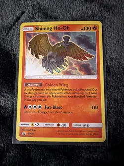 Pokemon TCG Shining Ho-Oh SM70 Promo Near Mint - Image 1