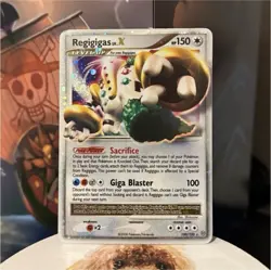 Pokemon Regigigas LV.X 100/100 Stormfront Holo Ultra Rare Level Up - Image 1