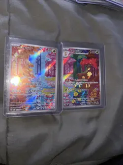 Japanese Deerling 073/071 & Sawsbuck 074/071 AR sv5M set Cyber Judge Pokemon NM - Image 2