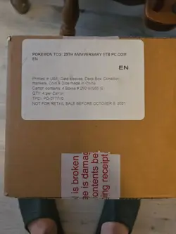 Pokemon Center Celebrations 25th Anniversary Elite Trainer Box Case English - Image 1