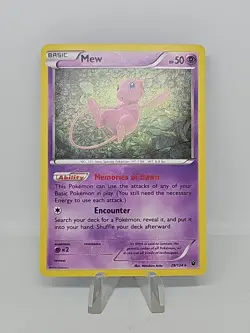 Pokemon TCG Mew 29/124 XY Fates Collide Holo Rare NM - Image 2