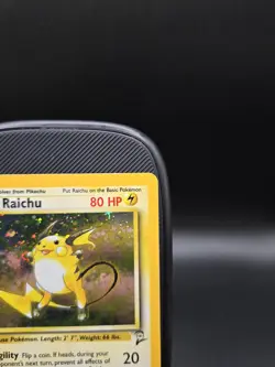 2000 Pokemon Raichu 16/130 Base Set 2 Holo Rare NM - Image 3