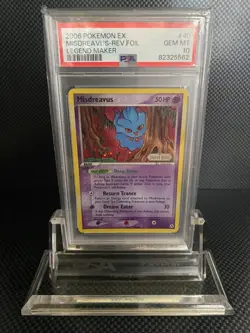 Pokemon Misdreavus Legend Maker Reverse Foil PSA 10 - Image 1