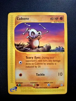 2002 Cubone 72/147 Common Aquapolis Pokemon~Non Holo~NM - Image 2
