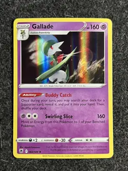 Pokemon TCG Gallade SWSH Astral Radiance 062/189 Holo Rare - Image 1