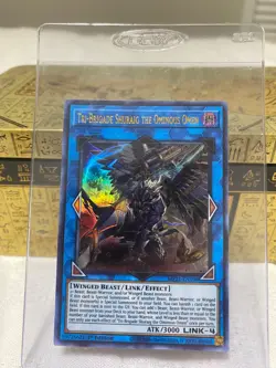 Tri-Brigade Shuraig the Ominous Omen MP21-EN198 1st Edition Ultra Rare NM Yu-Gi- - Image 1