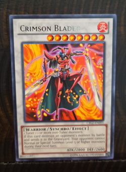 Crimson Blader - CBLZ-EN093 - Rare - Unlimited YuGiOh TCG Synchro Warrior - Image 1