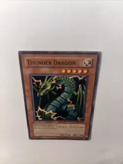 Yugioh! LP Thunder Dragon - DLG1-EN041 - Common - Unlimited Edition Lightly Play - Image 3