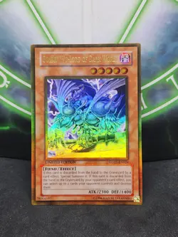 Yugioh Goldd, Wu-Lord of Dark World GLD1-EN024 Gold Rare NM - Image 1