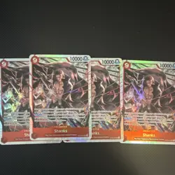 4x One Piece ST23-002 SR Shanks - English - Foil - Playset - TCG - NM/M - Image 2