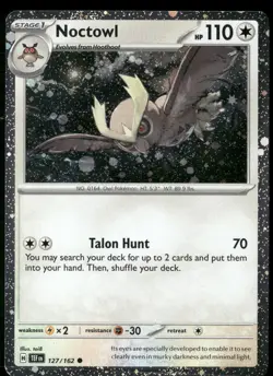 Noctowl - 127 (Cosmos Holo) SV: Scarlet & Violet Promo Cards Holo 127/162 - Image 1