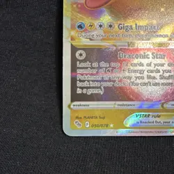 Pokemon TCG Dragonite VSTAR Ultra Rare Holo Full Art Card 050/078 - Image 5
