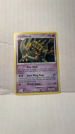 Pokemon Giratina Holo Rare Platinum 10/127 100 HP Basic Dragon Card - Image 1