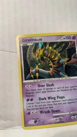 Pokemon Giratina Holo Rare Platinum 10/127 100 HP Basic Dragon Card - Image 2