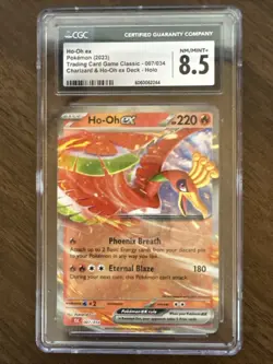 Pokemon Ho-oh ex 007/034 Trading Card Game Classic Holo CGC 8.5 - Image 1