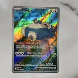 Snorlax 151 SVP 051 Black Star Promo Pokemon Card - Image 1