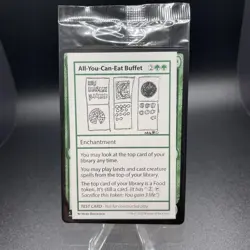 All You Can Eat Buffet MTG Secret Lair Test Card *SEALED* Magic the Gathering - Image 3