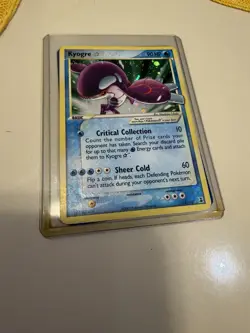 Pokemon Kyogre Star Holo Rare EX Delta Species 112/113 90 HP Card - Image 2