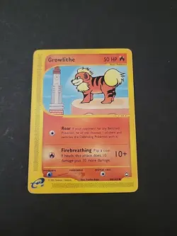 LP/MP Pokemon Card - Growlithe Aquapolis 80/147 Common Non Holo - Image 1