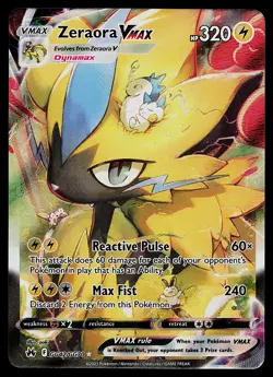 Pokemon Card - Zeraora VMAX Crown Zenith GG42/GG70 Ultra Rare - Image 1