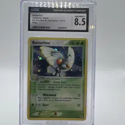CGC 8.5 Butterfree 2004 EX Fire Red & Leaf Green 2/112 Holo Pokemon Card - Image 1