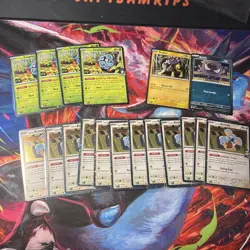 Pokemon TCG - Erika's Tangela & Larry's Komala Cosmos Holos, +more (18 Cards) - Image 1