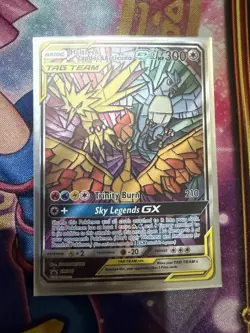 Moltres & Zapdos & Articuno GX SM210 Pokemon Sun & Moon Promo Rare Card LP - Image 1