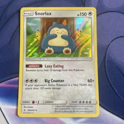 Pokemon Snorlax Holo 158/214 Basic 2019 Sword & Shield Card - Image 1