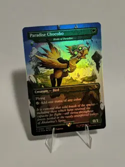 Paradise Chocobo Borderless FOIL MTG Final Fantasy - Image 2