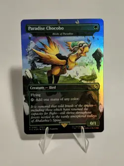 Paradise Chocobo Borderless FOIL MTG Final Fantasy - Image 3
