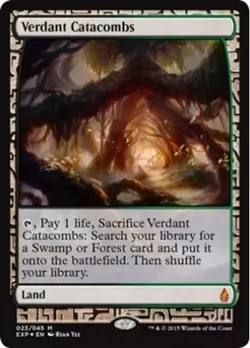 Catacombes Verdoyantes FOIL - Verdant Catacombs Zendikar - Expeditions Magic Mtg - Image 1