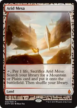 Mesa Aride FOIL / PREMIUM - Arid Mesa - Zendikar Expeditions - Magic Mtg - Image 1