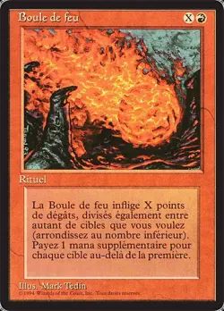 MRMS FR/VF Boule de feu - Fireball NM MTG Magic FBB - Image 1