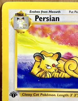 Persian 42/64 Jungle Set 1st Edition Uncommon 1999 Vintage Pokemon TCG - Image 2