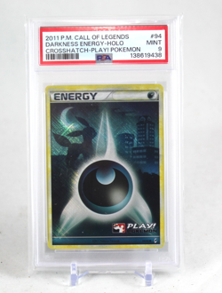 2011 Pokemon Call of Legends Umbreon Darkness Energy 94/95 Play! Promo PSA 9 - Image 1