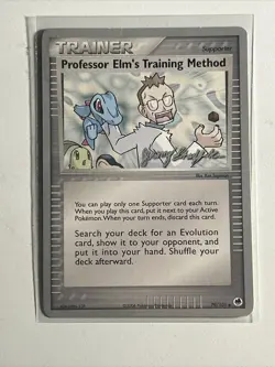 Pokemon Professor Elm's Training Method Trainer Card World Championship 2007 - Image 1