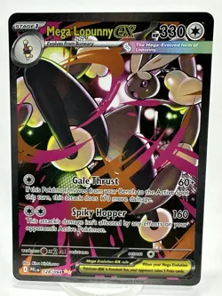 Mega Lopunny ex Phantasmal Flames 128/094 Near Mint Condition Pokemon TCG - Image 1
