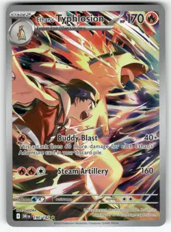 Pokemon TCG- Ethan's Typhlosion Illustration Rare SV10: Destined Rivals 190/182 - Image 1